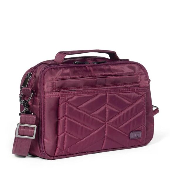 Lug Scoop 2 Crossbody Bag Wine Red - Picture 1 of 11